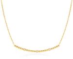 SAVICKI Colier din aur 585 cu diamante albe 0.08 ct 47 cm