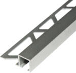 Salag Aluminium Q négyzet profil 12mm/2, 50 m eloxált ezüst színben (MMAQ121) - csempebolt