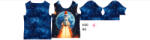 Takoy Panou pentru tricou funcțional copii cu mânecă scurtă 86 misiune spațială