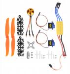  2200KV Szénkefe Nélküli Motor 30A Esc 6035 Propeller Rc Repülőgéphez