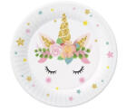  Unikornis Star papírtányér 6 db-os 18 cm (MLG168303) - oliviashop