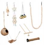 Relaxdays 7 darabos madárjáték (10044796)