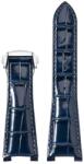  Curea piele deployant albastru navy tip OMEGA 14mm pentru Constellation Master Chronometer