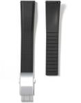 Curea cauciuc FKM Premium neagră, pentru Breitling Avenger, telescop QR 20mm