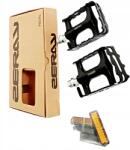 Zeray Mtb pedálok Zeray alumínium 9/16" Cr-Mo fekete gépi csapágyak (Pedały rowerowe)