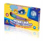 ASTRA Modell Pasztell Csillámos Astra 6 Szín Hőre Keményedő Műanyag Massza (4905212595749)