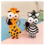  Kulcstartó 3D őrült kisállat szafari afrikai kulcstartó oroszlán zsiráf zebra Cool (5905723006283)