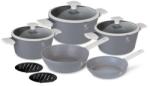 Berlinger Haus Set de 10 piese oale, cratite si tigai, accesorii berlingerhaus, aspen collection, bh/7061