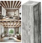 INdecori Rusztikus gerenda Modern Patina Grafit Minták Szélesség Választható (Patyna Grafit Modern)
