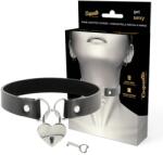 Изискан чокър, сърце с ключалка - Desire Choker Heart Black (D-226910)