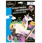 kidea Kaparós Sorsjegy Kifestő 2IN1 Unikornis Kreatív Kidea Játék (4905212629925)