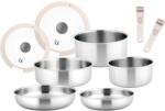 Carl Schmidt Sohn Set oale Petal, inox, 9 piese