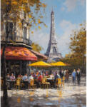 Art City Set goblen cu diamante, cu sasiu, Straduta pariziana, 40x50 cm (DP437)
