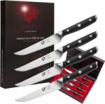 Orient 4 db-os steak kés készlet Orient Origin, X50 Ultra+ acél, fekete (5060535841276)