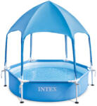  Piscina Hexagonala cu Parasolar Intex, d183 cm, Inaltime piscina 38 cm, Inaltime Totala 165 cm, volum 700 l, IX28209NP (6941057426037)