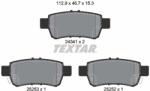 TEXTAR Sada brzdových platničiek kotúčovej brzdy TEXTAR 2434101 (2434101)