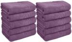 Ralex Pucioasa Pachet 10 prosoape baie 50x90 cm Bumbac 100%, Greek Border 500 grame/mp, Mov Opera Prosop