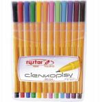 Rystor Vékony Filctoll Rystor RC-04 12 Szín Precíziós Rajzoló Filctoll (4905212628515)