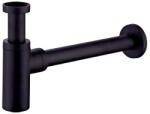 Kielle Sifon lavoar cu diametru 32 mm, rotund, metal, negru mat, Kielle (30901044)
