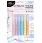 kidea Pasztell Szövegkiemelők Két Vonal 6 Szín Kidea Dupla Derform Vonal (ZPDL6KA)