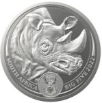 Rand Refinery | Orrszarvú 1 uncia | Big Five II | 2022 | ezüstérme (9033)