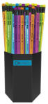 Connect Grafitceruza HB, radíros, fluo színű test és radír, Connect 72 db/csomag, - papirx
