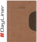 Dayliner Határidőnapló Memphis B5 heti, fehér lapokkal barna-csokoládé Dayliner 2026 - papirx