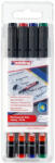 edding Alkoholos marker készlet 1mm, 142M OHP Edding 4 klf. szín - papirx