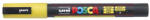 uni Dekormarker 0, 9-1, 3mm, Uni-Posca PC-3ML csillámló sárga