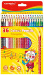 Keyroad Színes ceruza készlet 18 cm háromszögletű Keyroad 36 klf. szín - papirx