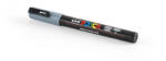 uni Dekormarker 0, 9-1, 3mm, PC-3M Uni Posca szürke - papirx