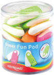 Keyroad Radír, PVC mentes 24 db/display Keyroad Fun Pod vegyes színek - papirx