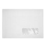 Bluering Boríték LC/5 öntapadó bélésnyomott jobb ablakos 35x90mm 162x229mm J28A20 Bluering® fehér - papirx