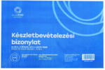Bluering Készletbevételezési bizonylat anyag bevét A5 25x4lapos fekvő 12-111/V. 8 tételes