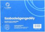 Bluering Szabadságengedély A6 50x2lapos B. 18-49/V Bluering® - papirx