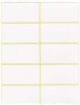 Papirx Etikett címke, 25x50mm, 6 lap, 10 címke/lap