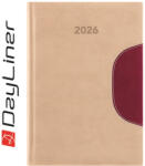 Dayliner Határidőnapló Memphis B5 heti, fehér lapokkal bézs-padlizsán Dayliner 2026 - papirx