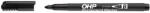 ICO Alkoholos marker, OHP, 2-3 mm, B, fekete (TICOHPBFK)