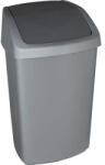 Keter Billenős szemetes, 50 l "Swing top", ezüst/grafit