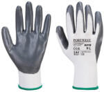 Papirx Védőkesztyű PU tenyérmártással nylon XL-es méret A310 Portwest szürke-fehér