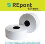 Papirx Hőpapír 57mm széles, 232fm hosszú, cséve 40mm, BPA mentes nyomatlan, ENVIPCO MOHU visszaváltó gépekhez