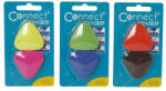 Connect Radír Connect háromszögletű, 2 db-os szett, bliszteres - papirx