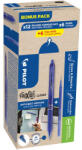 Pilot Rollertoll 0, 5mm, törölhető Pilot Frixion Clicker GreenPack, 12 toll + 12betét, írásszín kék - papirx