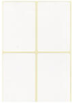 Papirx Etikett címke, 45x70mm, 15 lap, 4 címke/lap