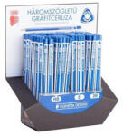 ICO Grafitceruza display, háromszögletű, HB, B, 2B "Signetta