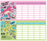 Nebulo Órarend egylapos Girl Power, 25 db/csomag, Nebulo - papirx