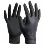 Papirx Gumikesztyű nitril púdermentes M 100 db/doboz Guarder®_fekete