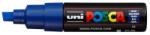 uni Dekormarker 8mm, Uni Posca PC-8K kék - papirx