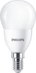 Philips LED izzó, E14, kisgömb, P48, 7W, 806lm, 2700K "CorePro