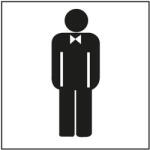 APLI Információs matrica, férfi mosdó